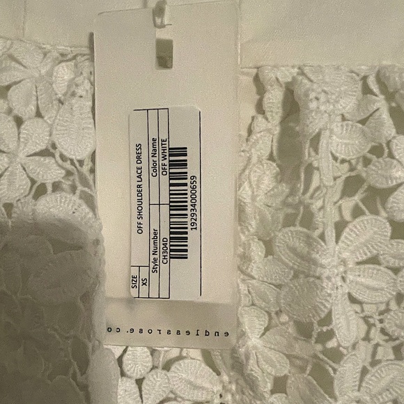 NWT Endless Rose off shoulder lace dress size XS - Picture 5 of 5